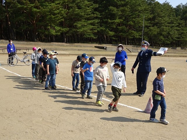 写真：交通安全教室の様子1