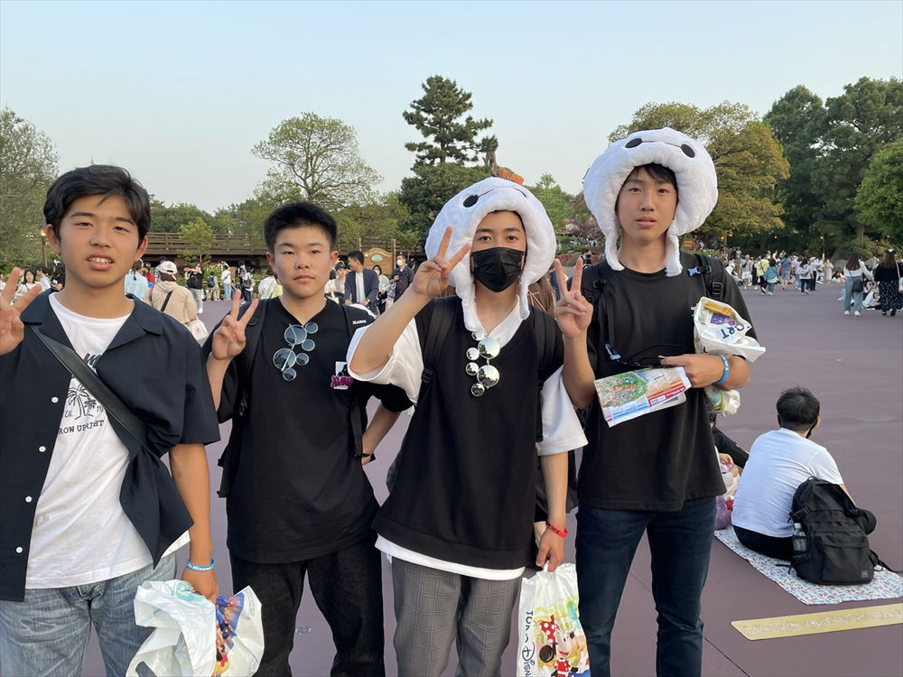 写真:ディズニーランドにて1