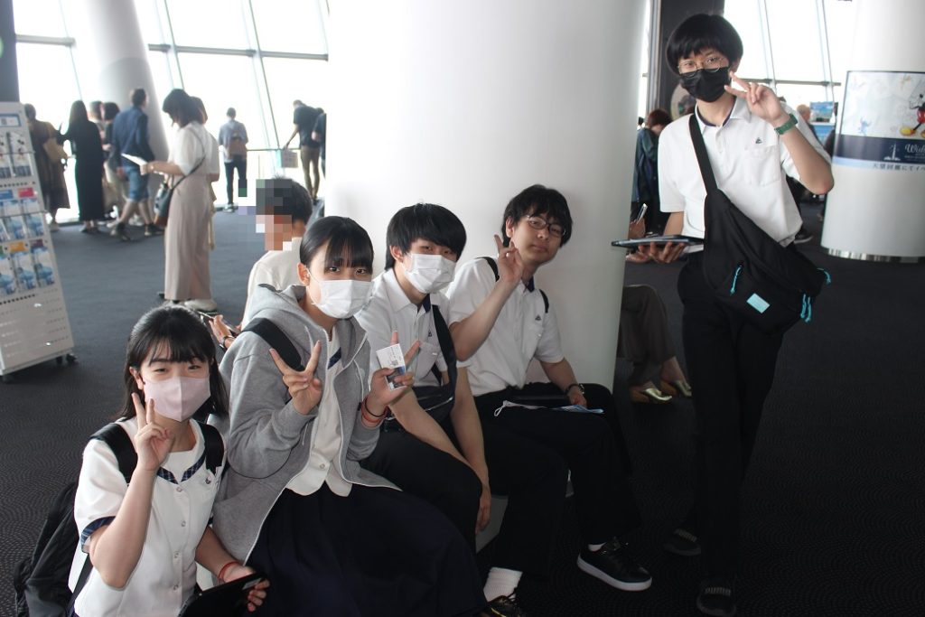 写真:スカイツリーにて1