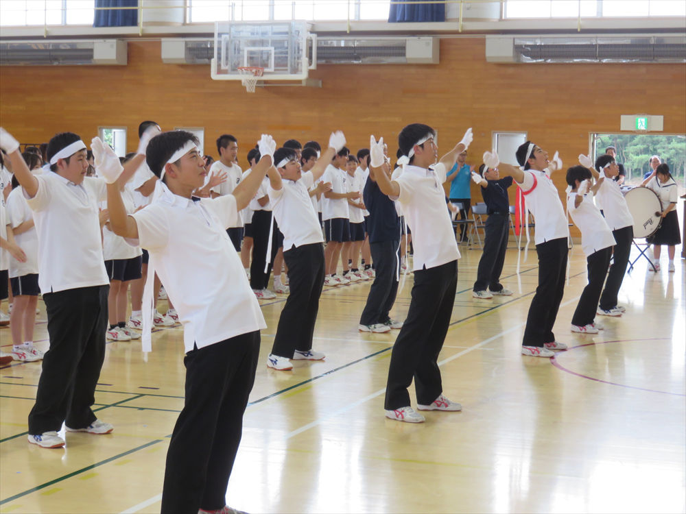 写真：学校のようす「県中総体壮行会」のアイキャッチ