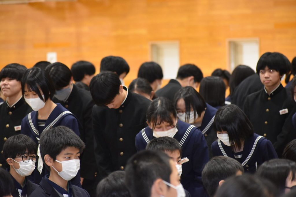 感謝の気持ちを伝える３年生