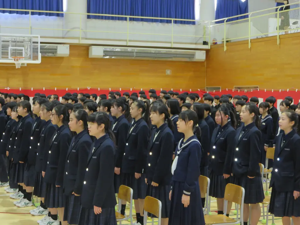 卒業式②(令和6年3月7日) ｜ 天王南中学校
